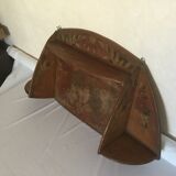 Shelf wood decoration 1900 pyrograved art nouveau art deco signed gallé era, majorelle