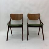 Set of 3 Danish dining chairs Arne Hovmand Olsen 1950