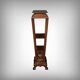 Large Cherry & Walnut Stool, Asian style – Early 20th century