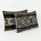 Set of 2 vintage kilim cushion covers 41x61 cm