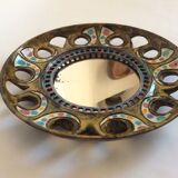 Ceramic mirror from the 1960s 32cm