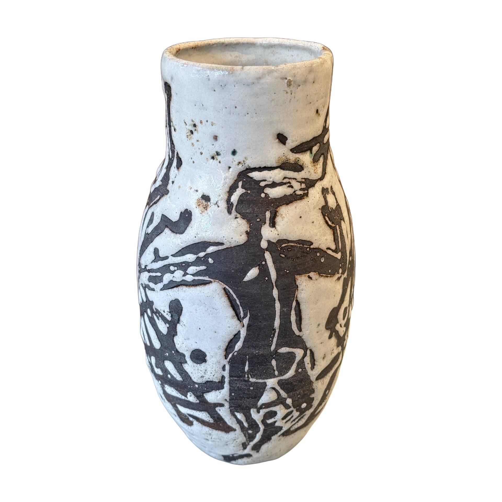 Vase Ramos Vallaurisen céramique figurative, années 50-60