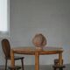 Rainer Daumiller, extendable round dining table in pine, modern Danish style, 1970s.