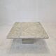 Italian Carrara Marble Coffee Table, 1980s