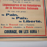 Political poster old Pétain