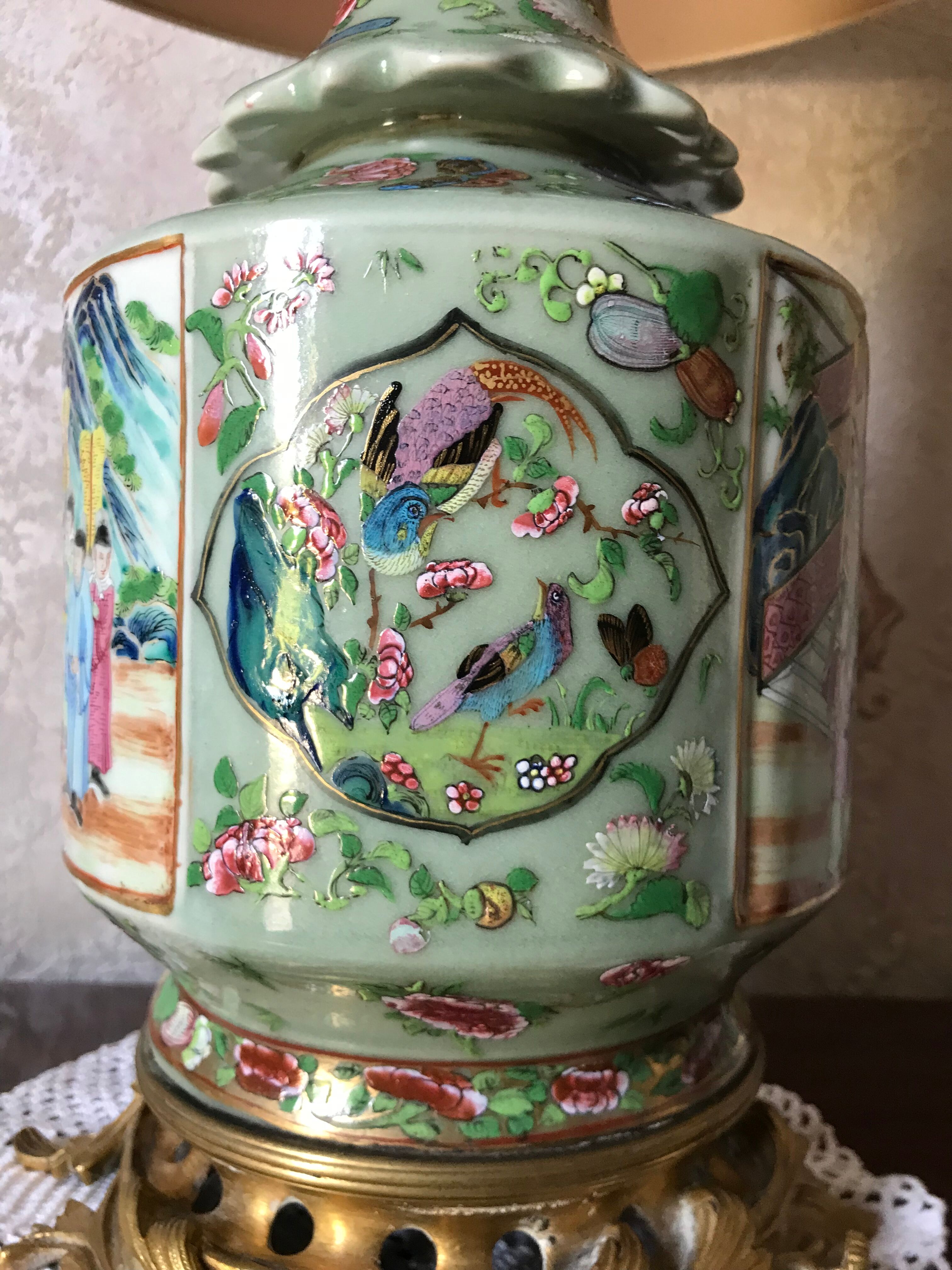 Rare Chinese lamp from the 1920s