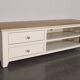 Modern wooden TV unit, 2 compartments, 2 drawers.