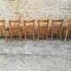 12 refinished bistro chairs