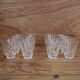 Set of 6 Harlequin water glasses in Reims crystal glass 1950