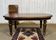 Victorian style oval mahogany table with 1 extension.