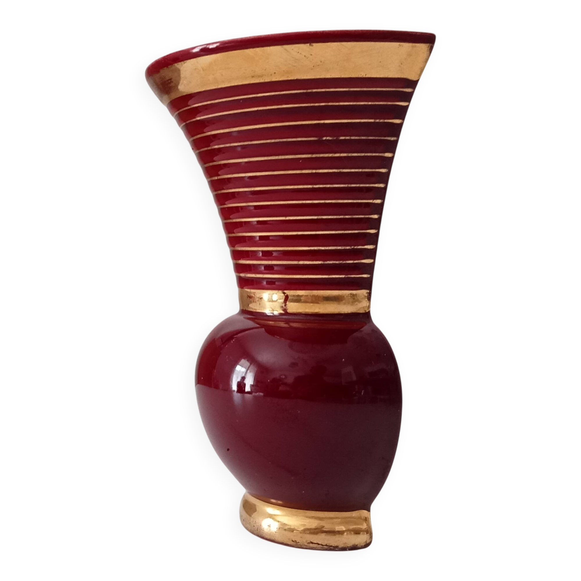 Art Deco ceramic wall vase