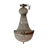 Bronze balloon chandelier and grapevines 90cm