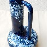 Tripod blue ceramic vase 60
