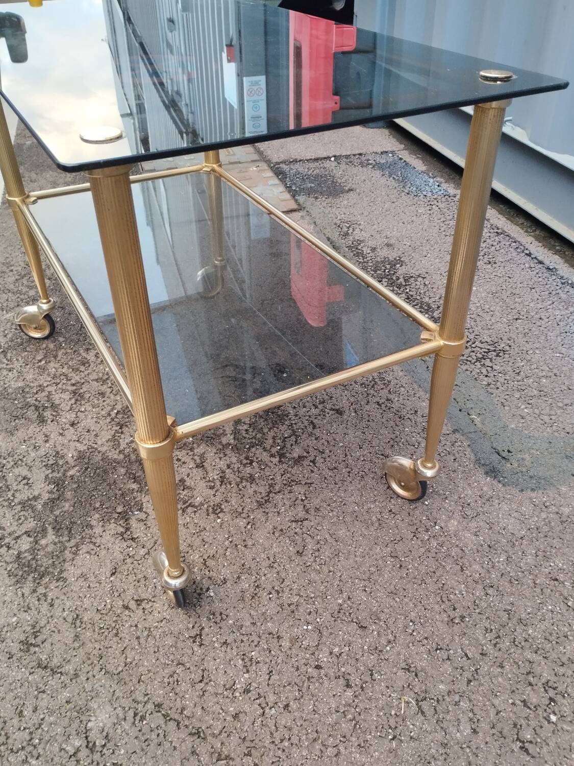 Table basse ancienne vintage style louis xvi