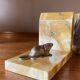Art deco bookends by Jean Garnier, bronze and marble.