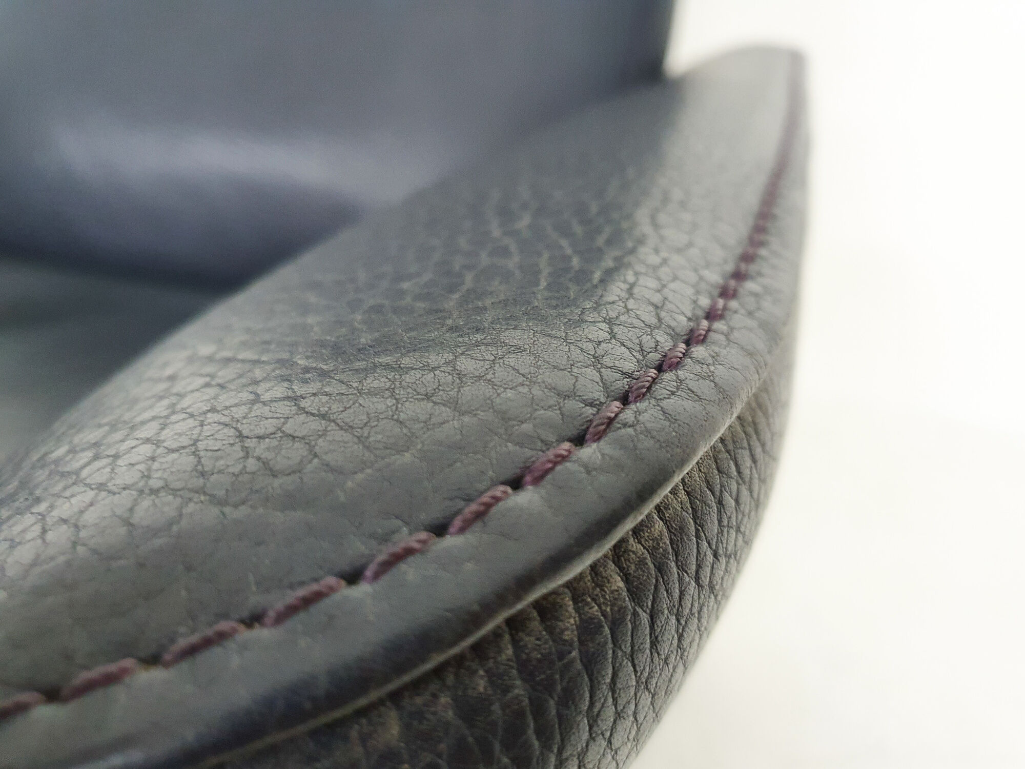 De Sede DS50 dark blue leather lounge chair, Switserland 1980's