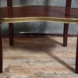Louis XV style side table, in marquetry.