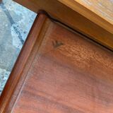 Vintage Scandinavian style teak dining table