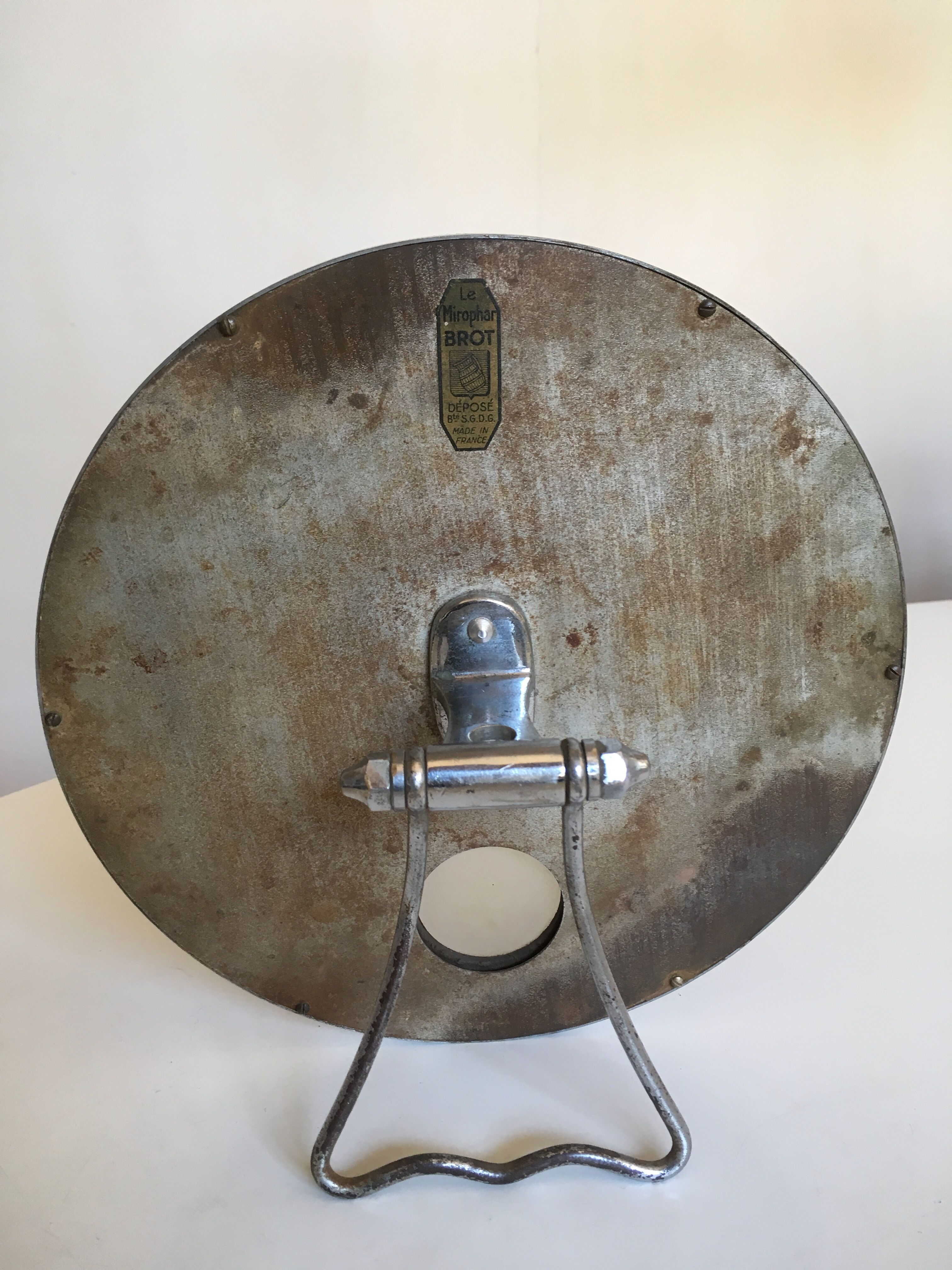 Chrome bathroom mirror Brot Mirophare