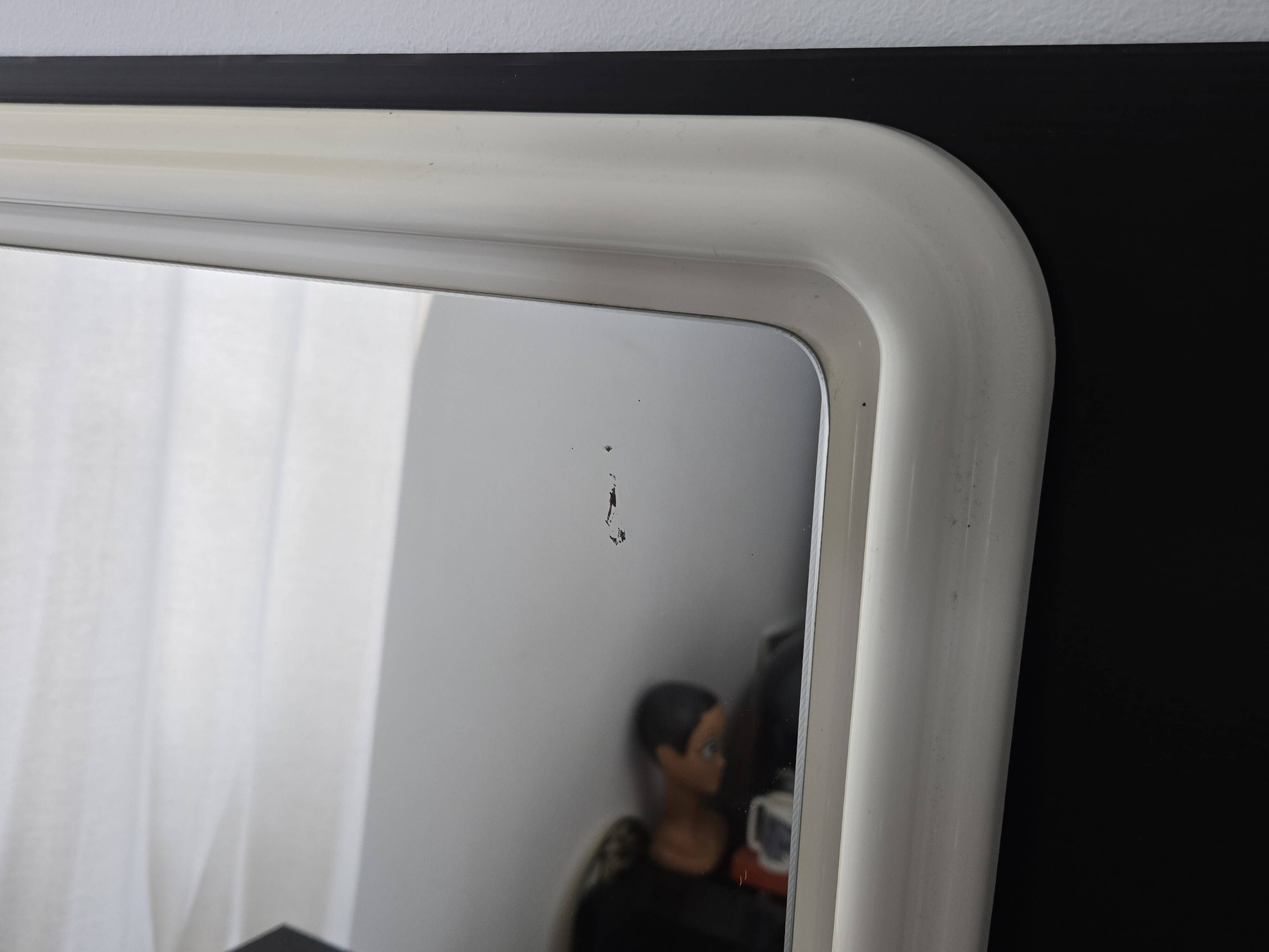 Vintage 1960s mirror shelf