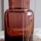 Set 5 vases in blown glass art glass ALLEX, Drôme