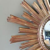 Vintage resin sun mirror, witch's eye