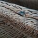 Wicker crate, very large basket