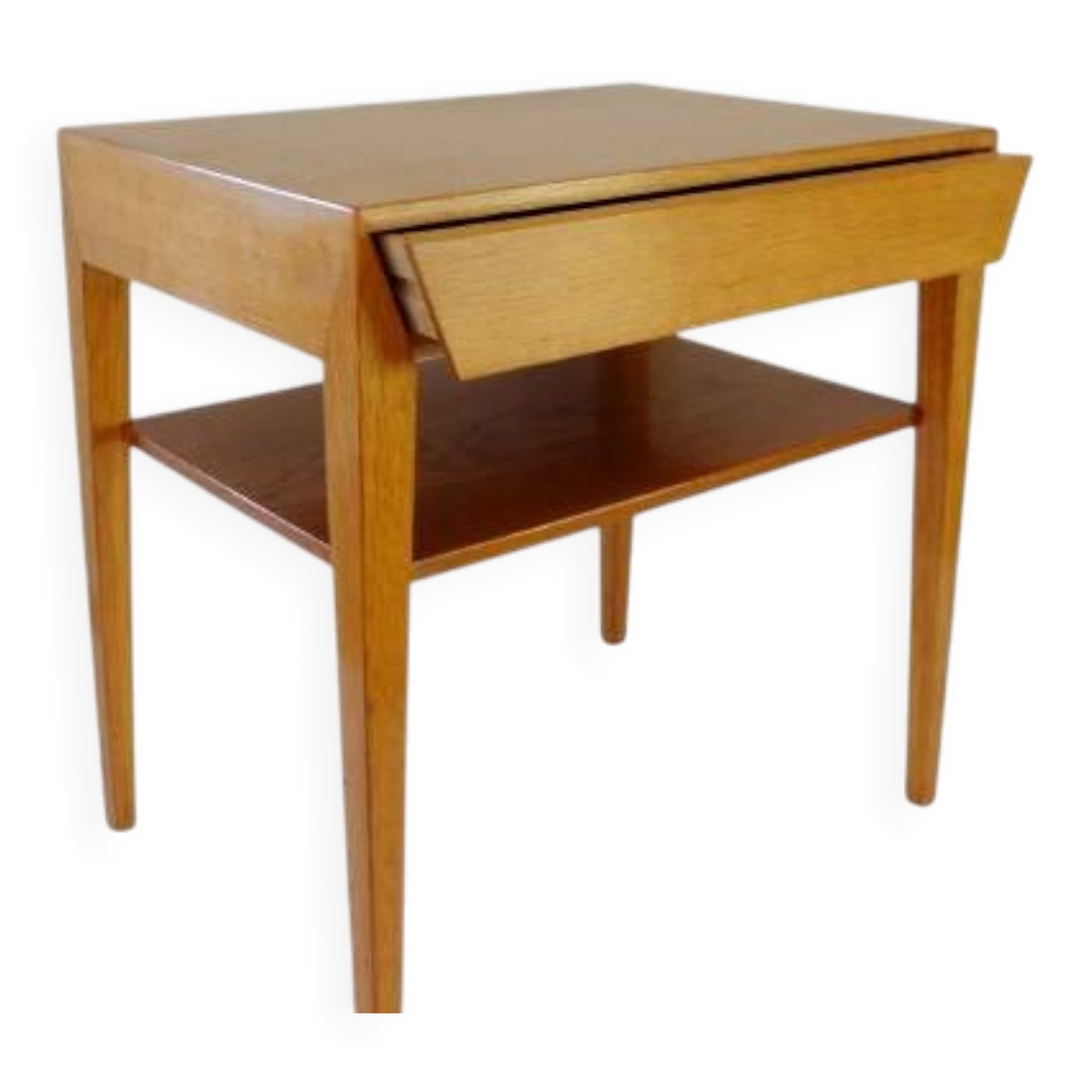 Severin Hansen, Scandinavian Bedside Table 1950s in Oak