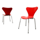 Set of chairs model 3107 by Arne Jacobsen for Fritz Hansen, Denmark, 1997