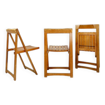 Set of 3  folding chairs