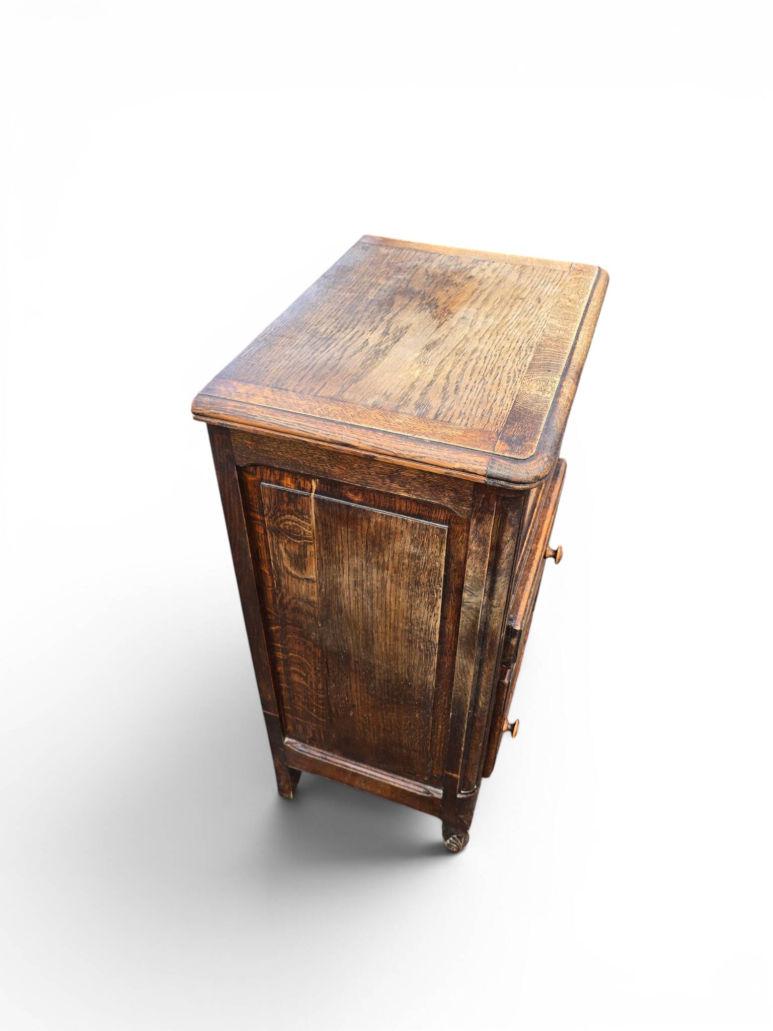 Small side table in carved oak in Louis XV style.