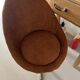 Pair of vintage 1970s swivel egg chairs