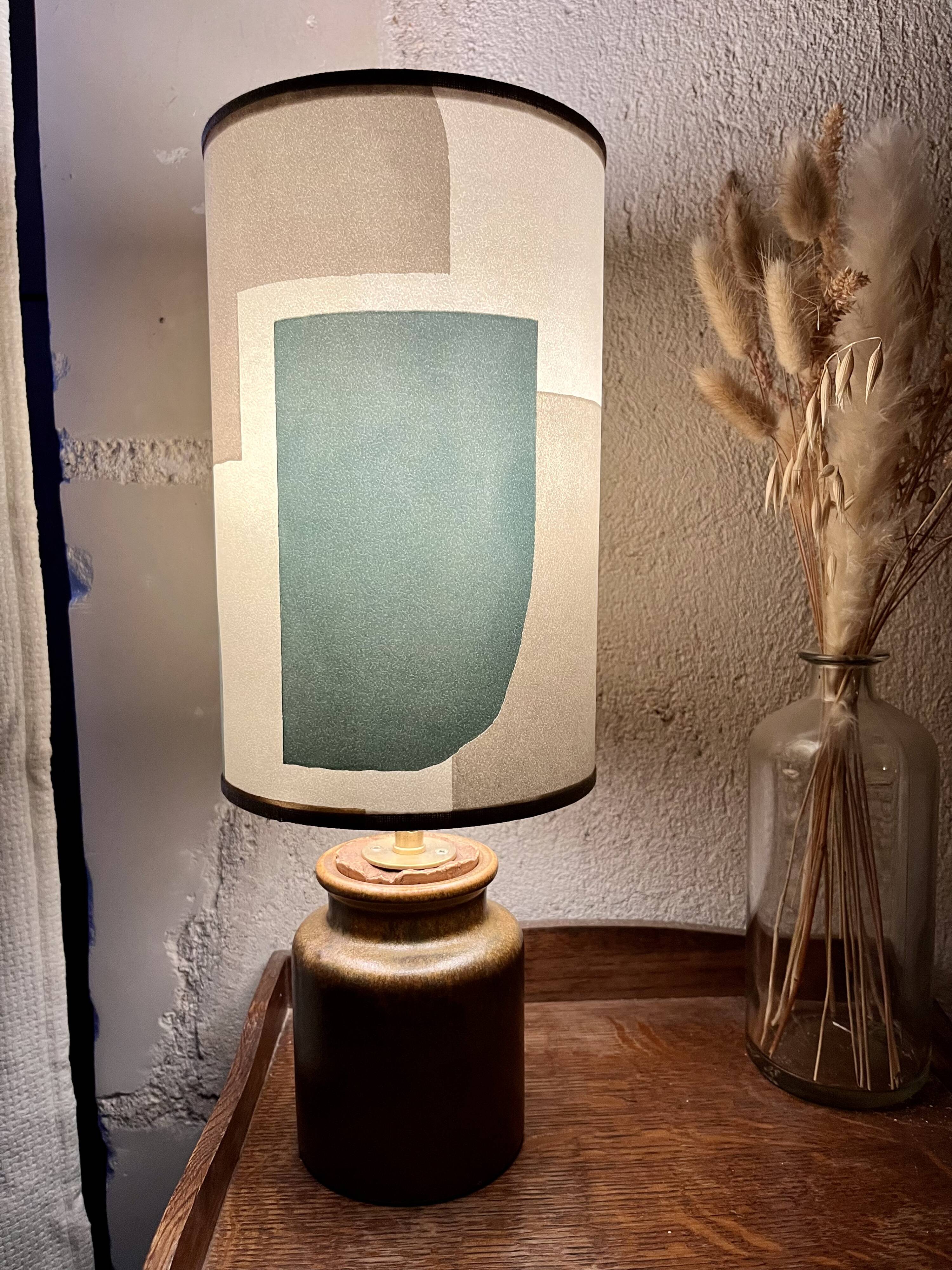 Handcrafted lamp - Potted