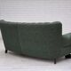 1960s, Danish 3-seater sofa, green furniture wool, oak wood.