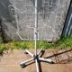 Former atrow postcard support light grey metal pivoting vintage