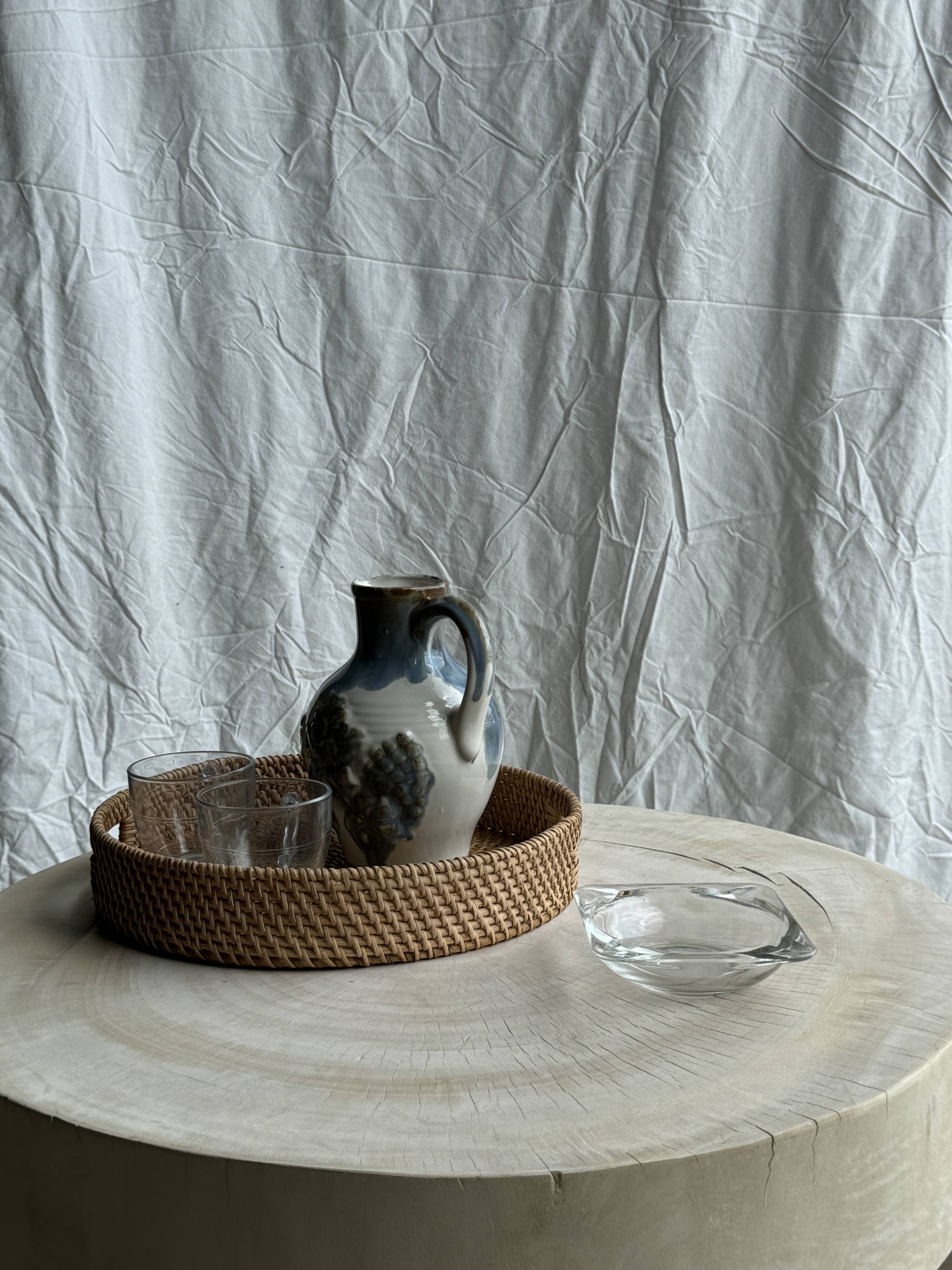 Small square ashtray Duralex Saint Gobain France