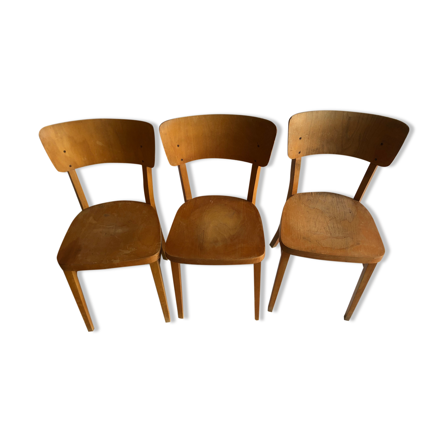 3 chaises bistrot Thonet