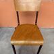 6 chaises école Mullca vintage 60s