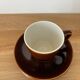 4 cups 5 saucers brown bistro style Villeroy and Boch