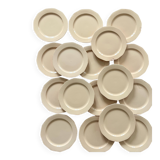 Set of 26 Longwy plates