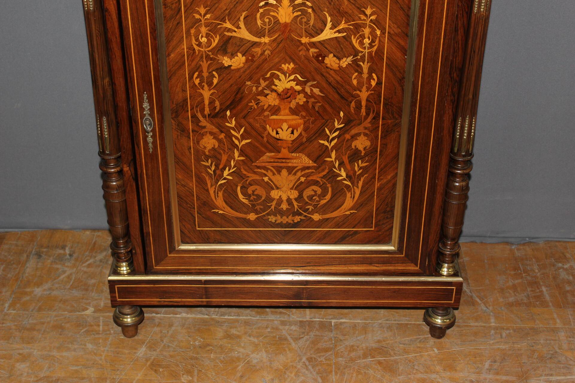 Napoleon III Support Buffet in 19th century marquetry