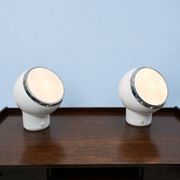 Pair of Zeus lamps by Cini Boeri for Gavina, Italy, 1970s.
