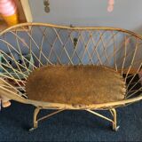 Rattan cradle