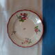Assorted 8 ancient plates dominating red
