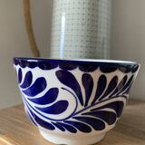 Vintage hard blue & white ceramic bowl - Anfora: art from Madagascar - TBEG!