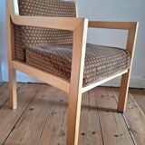 Fauteuil vintage, meuble siège ancien design scandinave