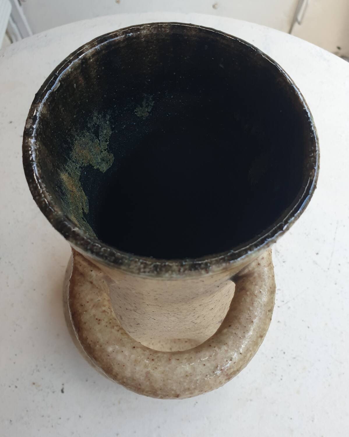 Vintage Accolay ceramic vase from the 1950s and 1960s