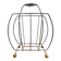Vintage metal magazine rack