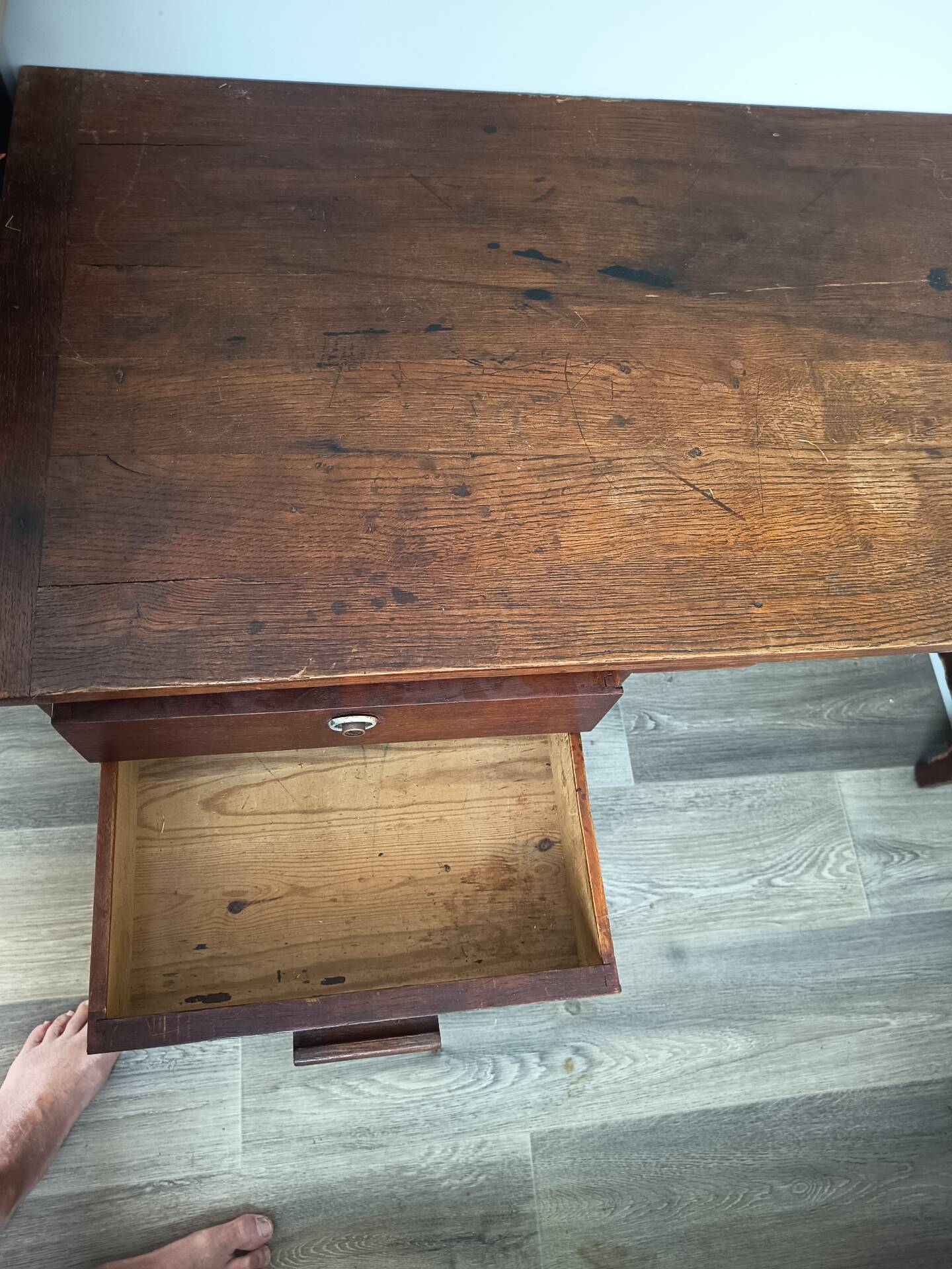 Vintage wooden desk