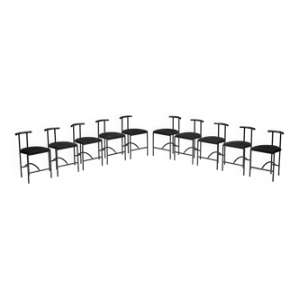 Chaises de salle à manger postmodernes « Tokyo » par Rodney Kinsman pour Bieffeplast, Italie, 1980